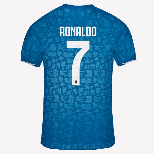 Trikot Juventus NO.7 Ronaldo Ausweich 2019-20 Blau Fussballtrikots Günstig